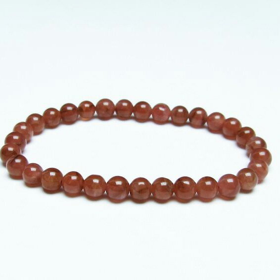 ＼P5倍＆最大2,000円OFF／ インカローズ ブレスレット 6mm ロードクロサイト bracelet 菱マンガン鉱 ブレス inca rose インカの薔薇 メンズ レディース 一点物 メール便可 [M便 1/10] 111-27442