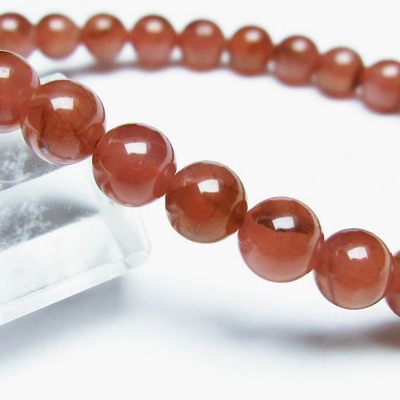 ＼P5倍＆最大2,000円OFF／ インカローズ ブレスレット 7mm ロードクロサイト bracelet 菱マンガン鉱 ブレス inca rose インカの薔薇 メンズ レディース 一点物 メール便可 [M便 1/10] 111-27462