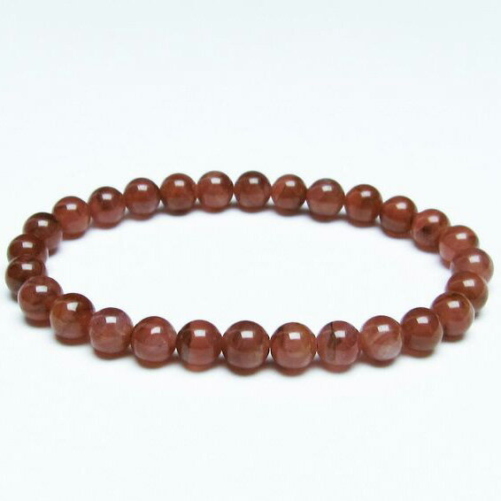 ＼P5倍＆最大2,000円OFF／ インカローズ ブレスレット 7mm ロードクロサイト ブレス inca rose インカの薔薇 菱マンガン鉱 bracelet メンズ レディース 一点物 メール便可 [M便 1/10] 111-27463