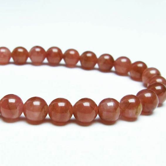 ＼P5倍＆最大2,000円OFF／ インカローズ ブレスレット 7mm ロードクロサイト bracelet 菱マンガン鉱 ブレス inca rose インカの薔薇 メンズ レディース 一点物 メール便可 [M便 1/10] 111-27473