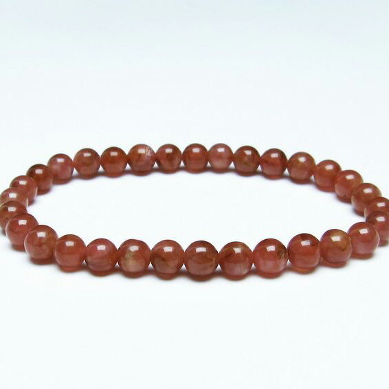 ＼P5倍＆最大2,000円OFF／ インカローズ ブレスレット 6mm ロードクロサイト bracelet 菱マンガン鉱 ブレス inca rose インカの薔薇 メンズ レディース 一点物 メール便可 [M便 1/10] 111-27478