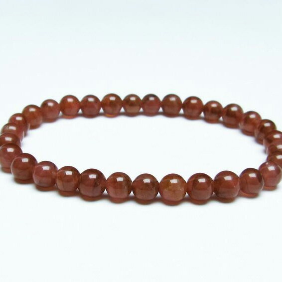 ＼P5倍＆最大2,000円OFF／ インカローズ ブレスレット 6mm inca rose インカの薔薇 bracelet ロードクロサイト ブレス 菱マンガン鉱 メンズ レディース 一点物 メール便可 [M便 1/10] 111-27497