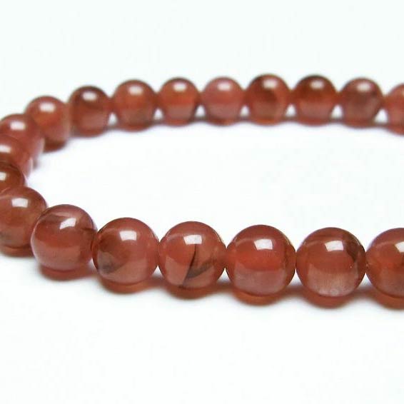 ＼P5倍＆最大2,000円OFF／ インカローズ ブレスレット 6mm inca rose インカの薔薇 bracelet ロードクロサイト ブレス 菱マンガン鉱 メンズ レディース 一点物 メール便可 [M便 1/10] 111-27501