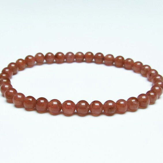 ＼P5倍＆最大2,000円OFF／ インカローズ ブレスレット 5mm 菱マンガン鉱 ロードクロサイト ブレス inca rose インカの薔薇 bracelet メンズ レディース 一点物 メール便可 [M便 1/10] 111-27530