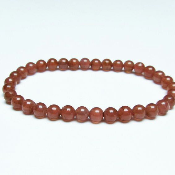 ＼P5倍＆最大2,000円OFF／ インカローズ ブレスレット 6mm 菱マンガン鉱 ロードクロサイト ブレス inca rose インカの薔薇 bracelet メンズ レディース 一点物 メール便可 [M便 1/10] 111-27535