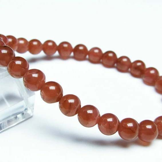 ＼P5倍＆最大2,000円OFF／ インカローズ ブレスレット 7mm 菱マンガン鉱 ロードクロサイト ブレス inca rose インカの薔薇 bracelet メンズ レディース 一点物 メール便可 [M便 1/10] 111-27551