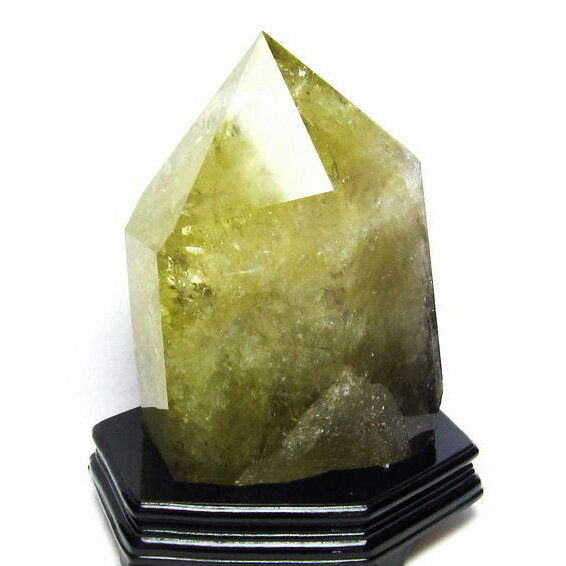 9.3Kg シトリン 六角柱 原石 虹入り Citrine Quartz シトリントパーズ 黄水晶 シトリンクォーツ 黄水晶ポイント メンズ レディース 台座付...