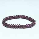 ルビー ブレスレット 8mm 紅玉 ブレス ruby bracelet 一点物 送料無料 111-28695