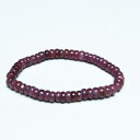 ルビー ブレスレット 7mm 紅玉 ブレス ruby bracelet 一点物 送料無料 111-28736