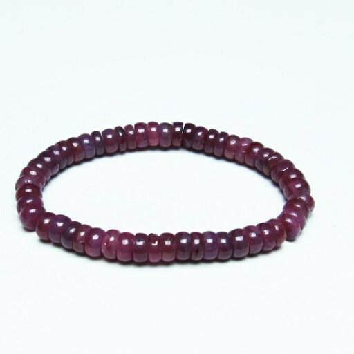 ルビー ブレスレット 7mm 紅玉 ブレス ruby bracelet 一点物 送料無料 111-28774 ルビー ブレスレット 7mm 紅玉 ブレス ruby bracelet 一点物 送料無料 111-28774
