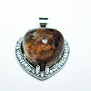 \18日はポイント5倍/ ガーデンクォーツ ペンダント ハート 庭園水晶 ペンダントトップ garden quartz pendant 事業運 健康運 ガーデン...