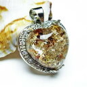 ガーデンクォーツ ペンダント ハート 庭園水晶 Heart ペンダントトップ pendant gardenquartz 事業運 健康運 ガーデン水晶 メンズ レ...