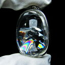 アイリスクォーツ 水晶 ペンダント 虹入り pendant 石英 水晶 ペンダントトップ 透明 crystal quartz クリア 浄化 iris メンズ レ...