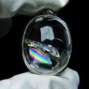 アイリスクォーツ 水晶 ペンダント 虹入り ペンダントトップ crystal quartz クリア 透明 pendant 石英 浄化 iris メンズ レディー...