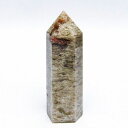 ガーデンクォーツ 六角柱 苔入り水晶 原石 庭園水晶 水晶ポイント ガーデンファントム gardenquartz ガーデン水晶 メンズ レディース 一点物 142-4676