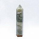 ガーデンクォーツ 六角柱 gardenquartz 水晶ポイント 苔入り水晶 ガーデンファントム 庭園水晶 原石 ガーデン水晶 メンズ レディース 一点物 142-4795