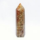ガーデンクォーツ 六角柱 gardenquartz 水晶ポイント 苔入り水晶 ガーデンファントム 庭園水晶 原石 ガーデン水晶 メンズ レディース 一点物 142-4800