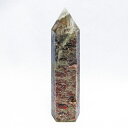 ガーデンクォーツ 六角柱 水晶ポイント 苔入り水晶 原石 ガーデンファントム gardenquartz 庭園水晶 ガーデン水晶 メンズ レディース 一点物 142-4802