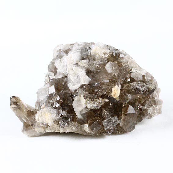 スモーキークォーツ クラスター 原石 ブラジル産 smoky quartz 置物 イン...