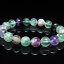 エンジェルフェザー フローライト ブレスレット 10mm フローライト ブレス 蛍石 螢石 fluorite bracelet ほたる石 パワーストーン 天然石 一点物 メール便可 [M便 1/10] 111-28883