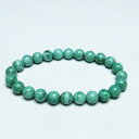 バリサイト ブレスレット 8mm バリッシャー石 ユタライト バリシア石 ブレス Variscite bracelet パワーストーン 天然石 一点物 メール便可 [M便 1/10] 111-29070