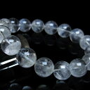 エンジェルラダークォーツ ブレスレット 13mm 水晶 ブレス Angels ladder クレパスキュラー 天使のはしご bracelet 石英 メンズ レデ...
