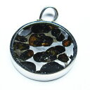 パラサイト 隕石 ペンダント オリビン 石鉄隕石 ペンダントトップ Pallasite Meteorite pendant メテオライト パワーストーン 天然石...