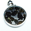 パラサイト 隕石 ペンダント オリビン 石鉄隕石 ペンダントトップ Pallasite Meteorite pendant メテオライト パワーストーン 天然石...