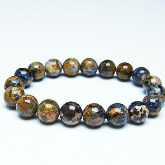 ԡ ֥쥹å 11mm ƥڥȥȡ ɥ饤ȥ ֥쥹 Pietersite bracelet  ǥ ʪ ᡼ز [M 1/10] 111-30401