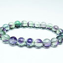 フローライト ブレスレット 9mm 蛍石 ほたる石 ブレス フロースパー fluorite bracelet 螢石 メンズ レディース 一点物 メール便可 [M...