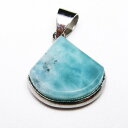 \18日はポイント5倍/ ラリマー ペンダント larimar ブルーペクトライト ラリマール ソーダ珪灰石 ペンダントトップ pectolite Pendan...