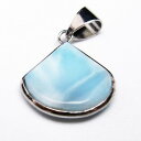 ラリマー ペンダント ソーダ珪灰石 ペンダントトップ pectolite Pendant ラリマール larimar ブルーペクトライト アクセサリー メンズ ...