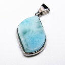 ラリマー ペンダント ラリマール ペンダントトップ larimar ペクトライト pectolite pendant アクセサリー メンズ レディース 一点物 ...