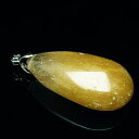 ルチルクォーツ ペンダント 金紅石入り水晶 ペンダントトップ rutilated quartz 針入り水晶 pendant メンズ レディース 一点物 メール便...