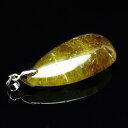 タイチンルチル ペンダント ペンダントトップ rutilelated quartz pendant ルチルクォーツ メンズ レディース 一点物 メール便可 [M...