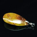 タイチンルチル ペンダント ペンダントトップ rutilelated quartz pendant ルチルクォーツ メンズ レディース 一点物 メール便可 [M...