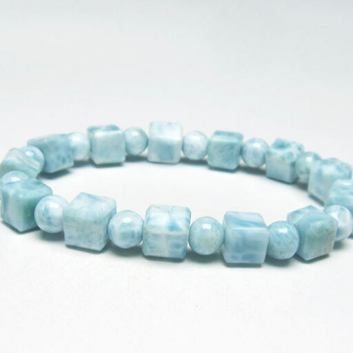 ラリマー ブレスレット 7mm ブルーペクトライト ソーダ珪灰石 larimar ラリマール pectolite ペクトライト bracelet 一点物 送料無料 111-34430 ラリマー ブレスレット 7mm ブルーペクトライト ソーダ珪灰石 larimar ラリマール pectolite ペクトライト bracelet 一点物 送料無料 111-34430