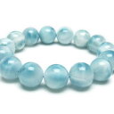 ラリマー ブレスレット 14mm ラリマール ブレス ソーダ珪灰石 ペクトライト pectolite ブルーペクトライト larimar bracelet 一点...
