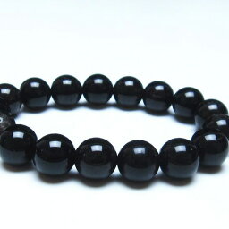 モリオン ブレスレット 12mm 黒水晶 モリオン ブレスレット morion bracelet モーリオン ブレス ブラック メンズ レディース 天然石 クォーツ パワーストーン 一点物 メール便可 [M便 1/10] 111-38930