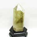 シトリン 六角柱 シトリンクォーツ ポイント citrine quartz 黄水晶 イエロー 虹入り 台座付属 一点物 送料無料 152-2901