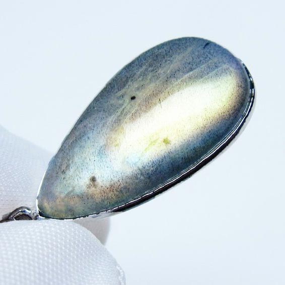 ラブラドライト ペンダント 一点物 メール便可 [M便 1/20] 112-11763