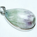 エンジェルフェザー フローライト ペンダント fluorite pendant 蛍石 ほたる石 ペンダントトップ 一点物 送料無料 112-12026