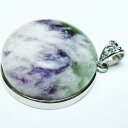 エンジェルフェザー フローライト ペンダント fluorite pendant 蛍石 ほたる石 ペンダントトップ 一点物 送料無料 112-12047