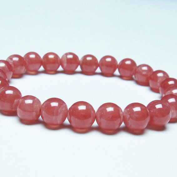 ＼P5倍＆最大2,000円OFF／ インカローズ ブレスレット 9mm 菱マンガン鉱 ロードクロサイト inca rose インカの薔薇 bracelet ブレス 一点物 送料無料 199-220