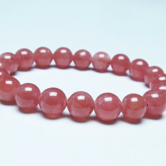 ＼P5倍＆最大2,000円OFF／ インカローズ ブレスレット 9mm 菱マンガン鉱 ロードクロサイト inca rose インカの薔薇 bracelet ブレス 一点物 送料無料 199-233