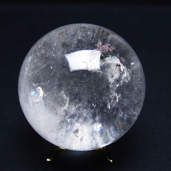 水晶 丸玉 61mm スフィア 天然水晶 水晶玉 crystal quartz クリスタル すいしょう 地鎮祭 透明 風水 パワーストーン 天然石 一点物 送料無料 151-7152