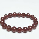 ストロベリークォーツ ブレスレット 11mm 苺水晶 ブレス bracelet 一点物 送料無料 111-40312