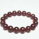 ストロベリークォーツ ブレスレット 12mm 苺水晶 ブレス bracelet 一点物 送料無料 111-40381