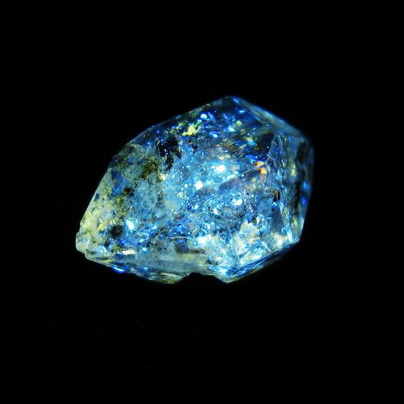 オイルインクォーツ 原石 石油入り 水晶 一点物 171-5035