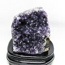 2.1Kg アメジスト クラスター アメジスト 原石 花型 ウルグアイ産 cluster アメシスト amethyst 浄化 台座付属 ametista 一点物 送料無料 192-650(3)